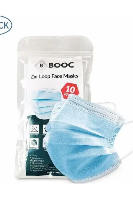 DISPOSABLE FACE MASKS PKT 10
