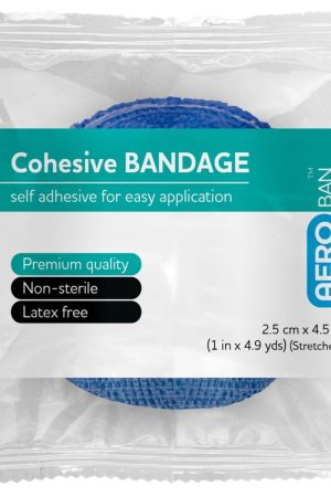 Cohesive Bandage Blue 2.5cm x 4.5m