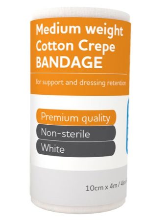 Medium Cotton Crepe Bandage 10cm x 4m