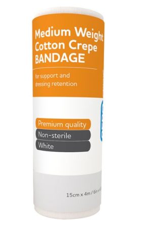 Medium Cotton Crepe Bandage 15cm x 4m