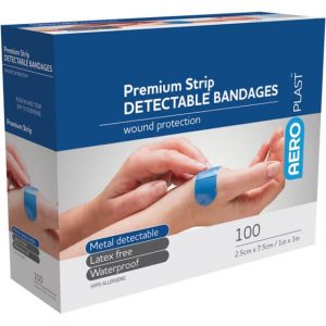 AEROPLAST PREMIUM VISUAL BANDAGES 7.5 x 2.5cm box/100