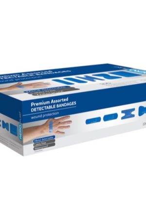 AEROPLAST Premium Detectable Assorted Dressings Box/100