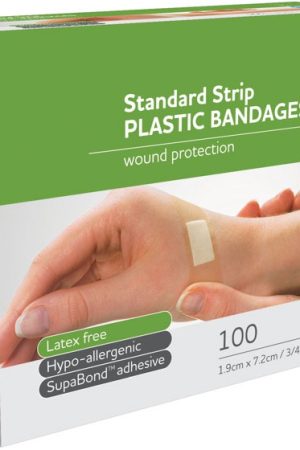 AEROPLAST PLASTIC BANDAGES Standard Strip  Box 100