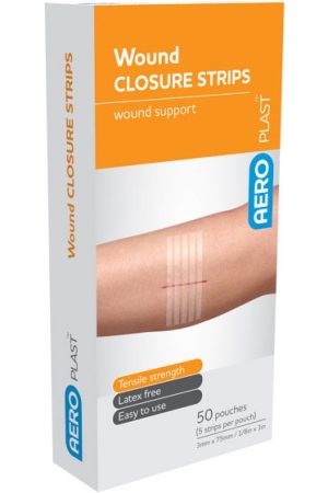 Wound Closure Strips 3mm x 75mm Box 50