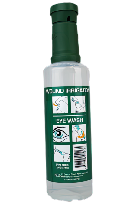 Sodium Chloride Eyewash Bottle 500ml