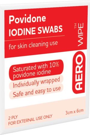 Povidone Iodine Swabs 60 x 33mm