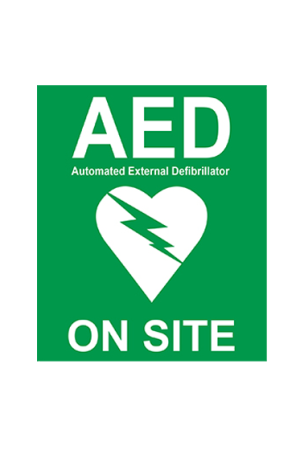AED On Site Sticker