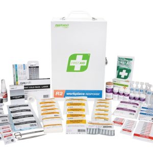 R2 Workplace Response First Aid Kit, Metal Wall Mount