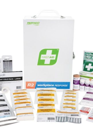 R2 Workplace Response First Aid Kit, Metal Wall Mount