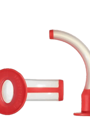 Red Adult Sterile Guedel Airway Size 4 (ISO 10.0)