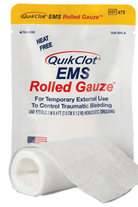 QUIKCLOT Haemostatic EMS Roll 7.5cm x 1.2M